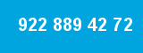 922 889 42 72 922 889 42 72